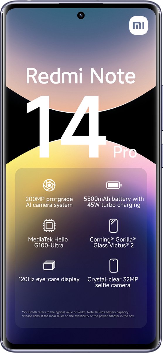 Xiaomi Redmi Note 14 Pro - 8GB/256GB - Aurora Paars