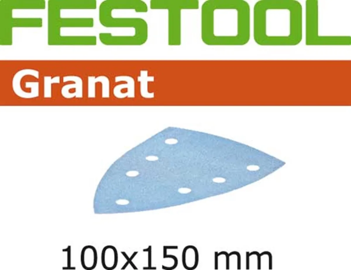 Festool STF DELTA/9 100x150mm P80 Granat Schuurpapier VE=10 - 577539