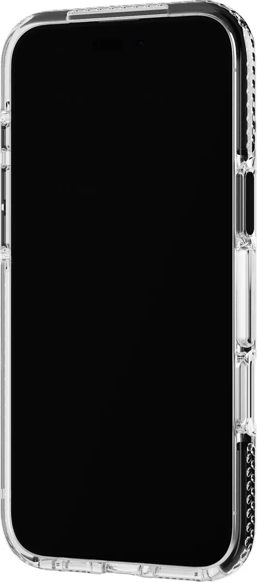 Tech21 Evo Crystal iPhone 16 Plus Hoesje - MagSafe - 4,9m Valbestendig - Transparant/Zwart