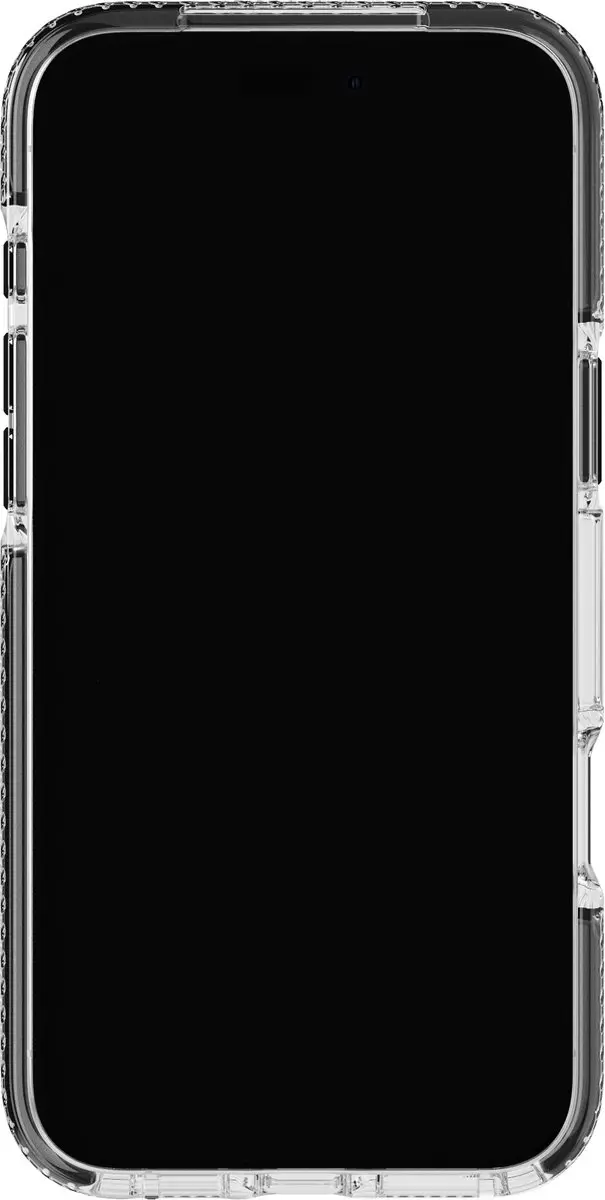 Tech21 Evo Crystal iPhone 16 Plus Hoesje - MagSafe - 4,9m Valbestendig - Transparant/Zwart
