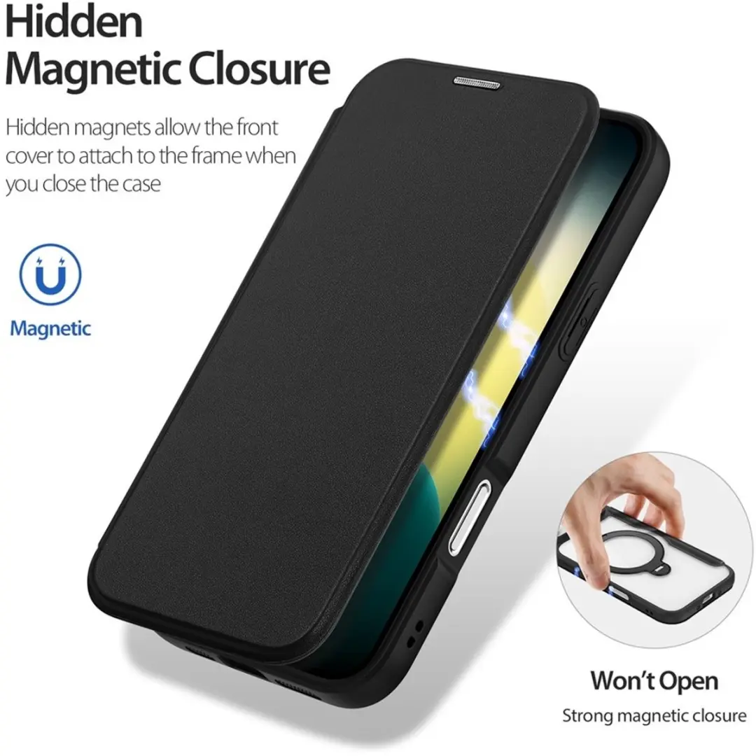 Dux Ducis Skin X Pro Series Book Case iPhone Air - MagSafe - 2 Pasjes - Zwart