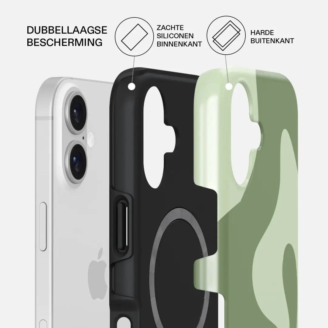 Burga Tough Backcover No Rush - iPhone 17 Groen