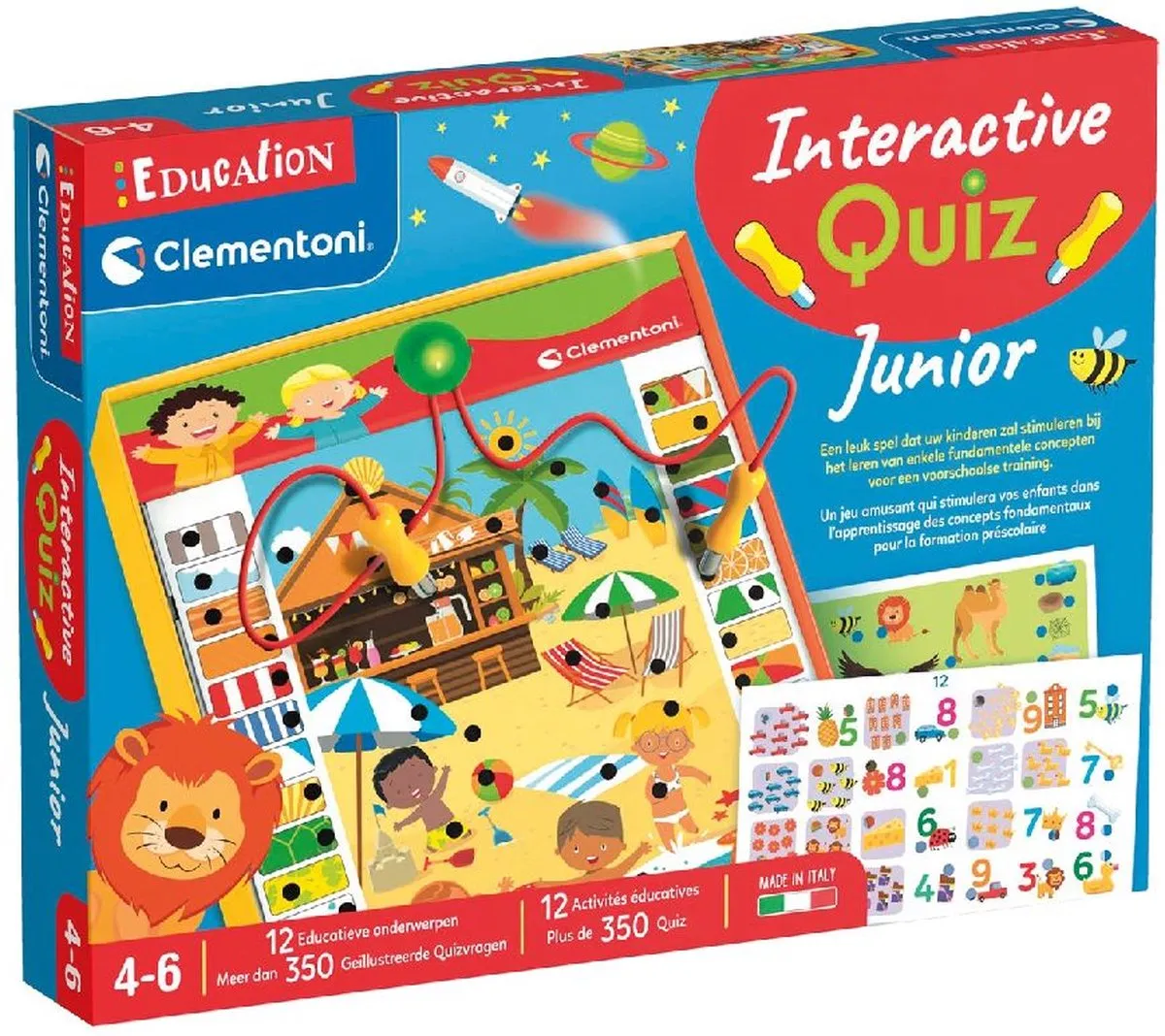 Clementoni Interactive Quiz Junior 56154 - Educatief Speelgoed 4+ - Multicolor - afbeelding 6 van 6