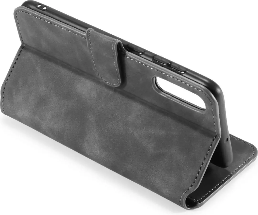 DG.MING Hoesje Samsung Galaxy S7 - 3 Pasjes Grijs