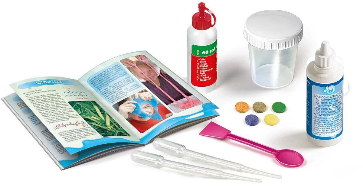 Clementoni Colour Science Mini Slijmmaker Kit - 1x AAA