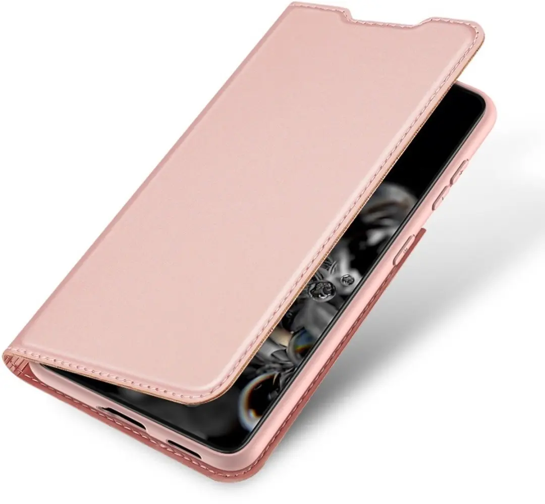 Dux Ducis Pro Serie Slim Wallethoes - Samsung Galaxy S21+ - Rose Goud