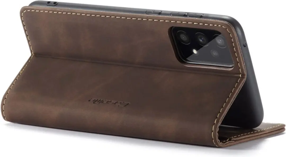 Caseme 013 Book Case Hoesje Samsung Galaxy A53 - Donkerbruin