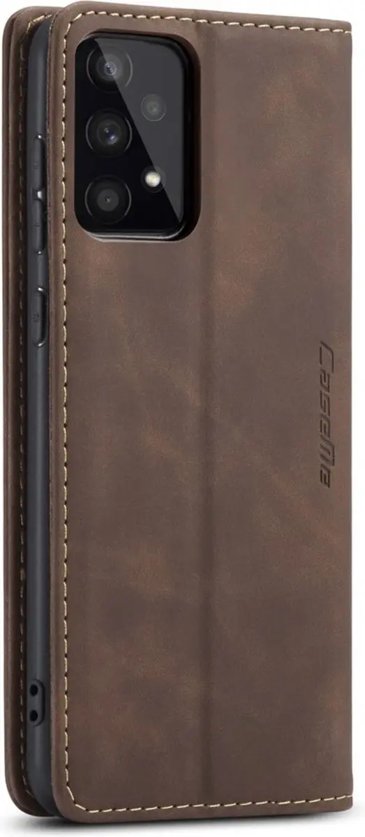 Caseme 013 Book Case Hoesje Samsung Galaxy A53 - Donkerbruin - afbeelding 6 van 6
