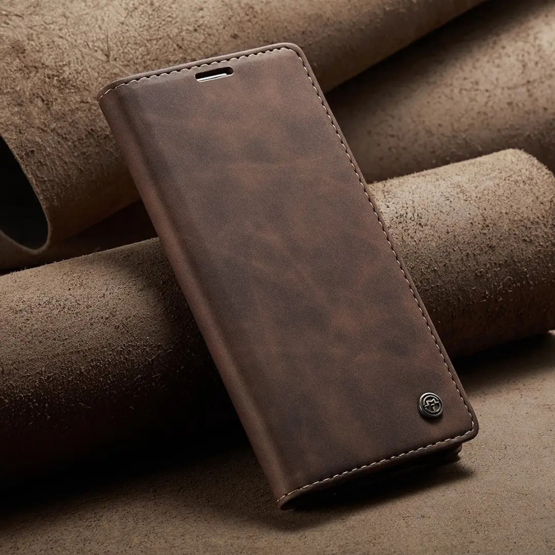 Caseme 013 Book Case Hoesje Samsung Galaxy A53 - Donkerbruin