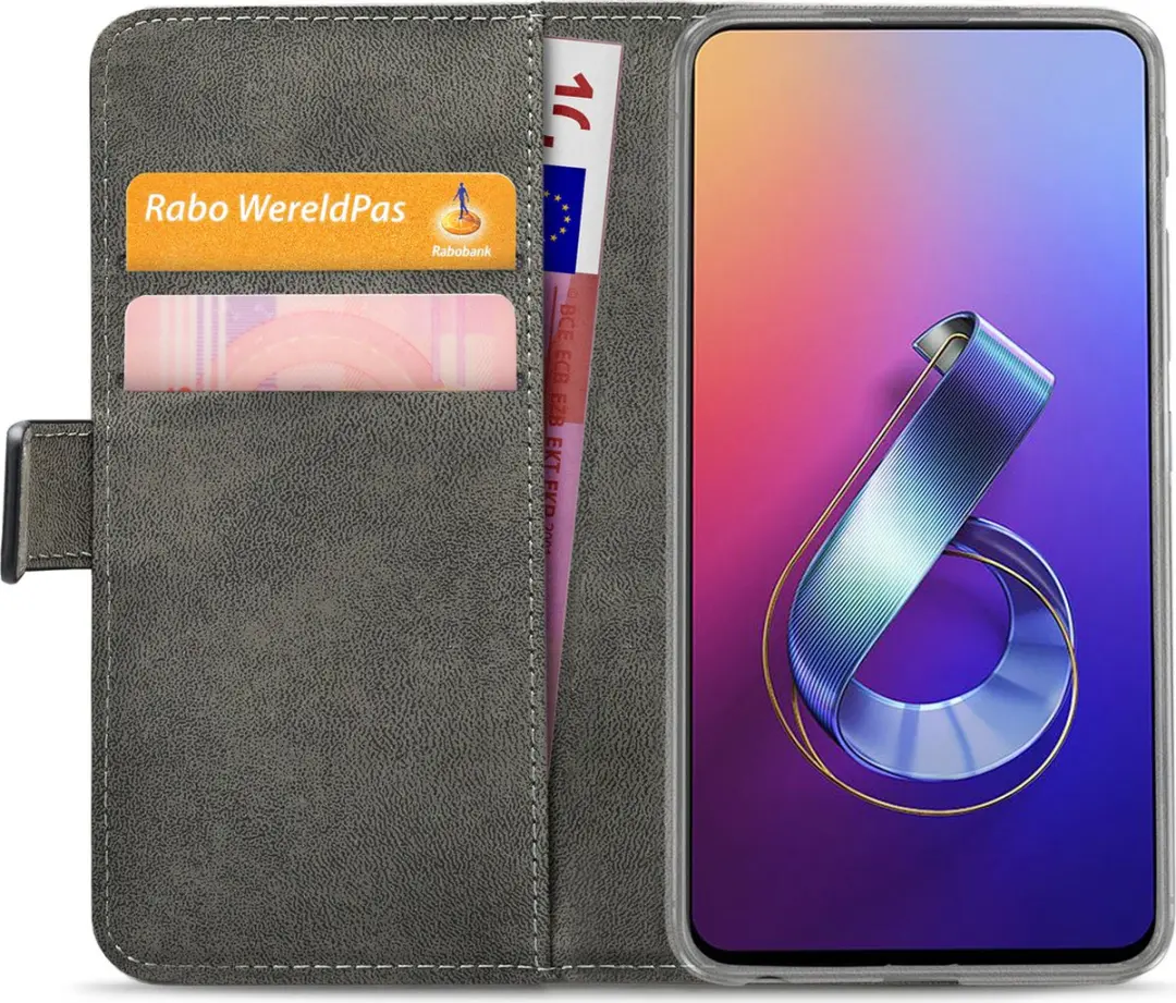 Mobilize Classic Gelly Wallet Bookcase ASUS ZenFone 6 - Zwart