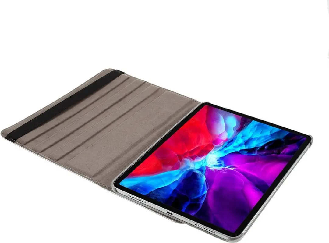 Caseme Coverup Tablethoes iPad Air/Pro 11 - 360° Draaibare Bookcase - Zilver