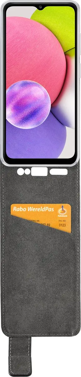 Mobilize Classic Gelly Flipcase MOB-CGFCB-GALA03S - Samsung Galaxy A03s - Zwart