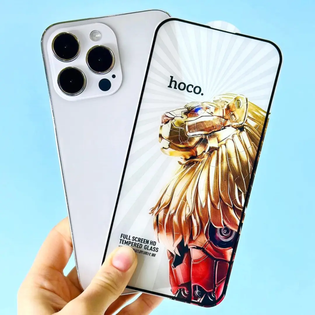 Hoco Glas iPhone 15 Pro Max - 5 Stuks