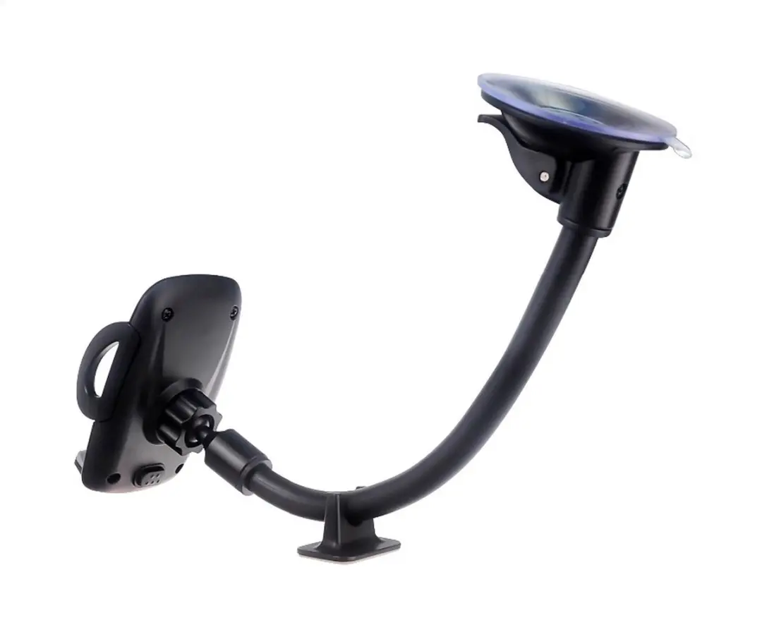 Mobilize Gooseneck Telefoonhouder Auto Zuignap - Zwart - afbeelding 6 van 6