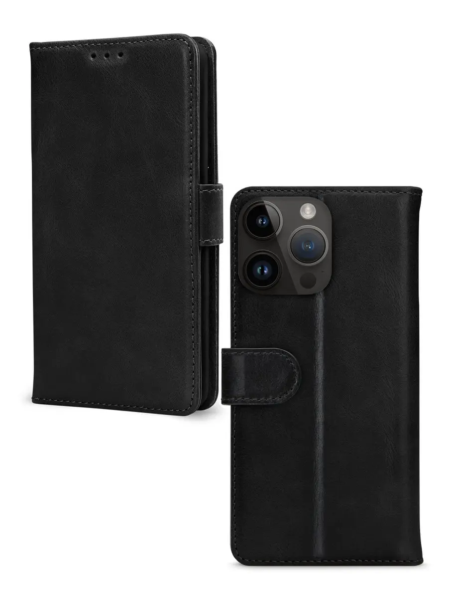 Mobilize Premium Gelly Wallet Bookcase iPhone 14 Pro - Zwart - afbeelding 6 van 6