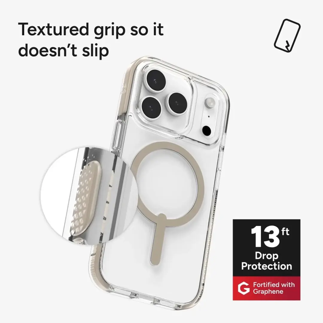 ZAGG Santa Cruz Snap Hoesje 702320858 - iPhone 17 Pro Max - Transparant