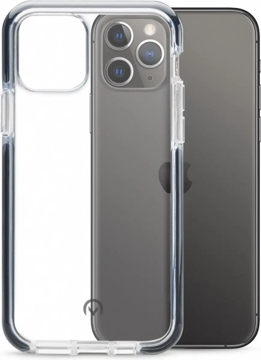 Mobilize iPhone 11 Pro Max Hoesje MOB-SCB-IPHXI65 - Transparant/Zwart
