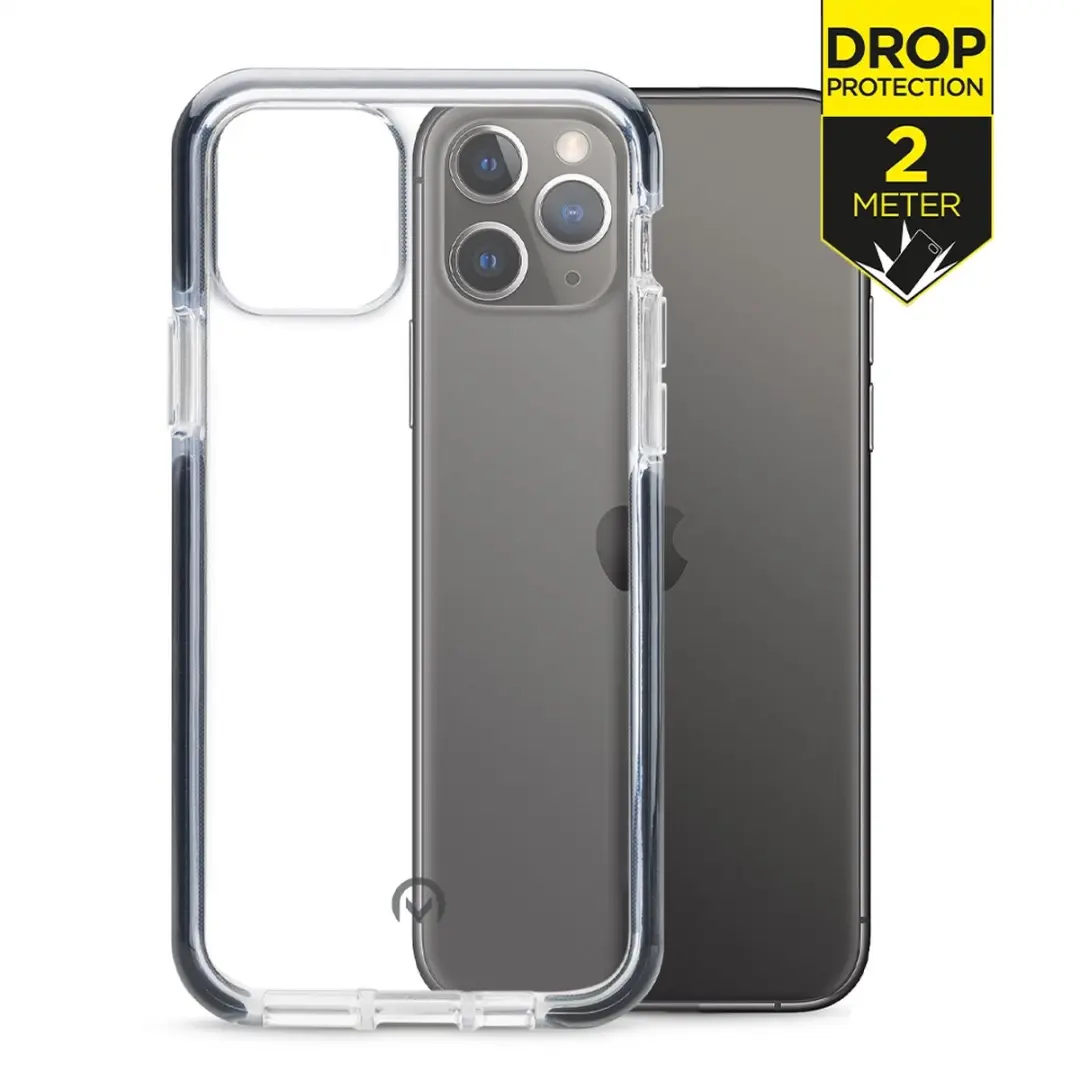 Mobilize iPhone 11 Pro Max Hoesje MOB-SCB-IPHXI65 - Transparant/Zwart