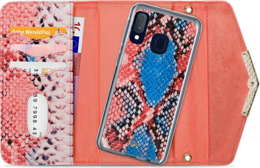 Mobilize Velvet Clutch Samsung Galaxy A20e MOB-VCCS-GALA20E - Rood - afbeelding 6 van 6