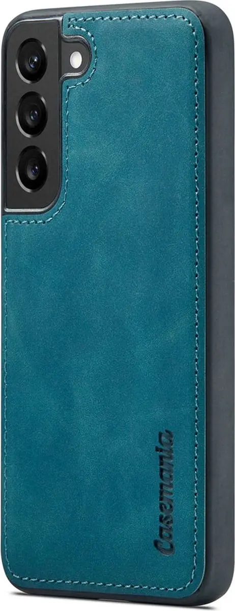 Caseme Samsung Galaxy S23 Hoesje - Groen Kunstleer