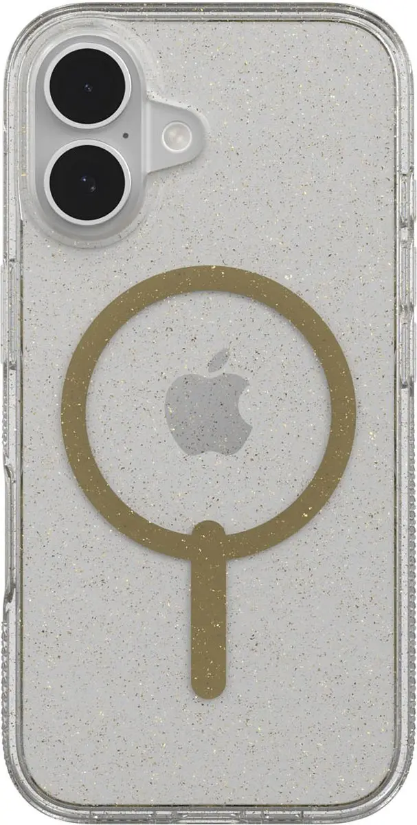 ZAGG Milan Snap Mag iPhone 16 Hoesje - Gold Glitter - 702315126