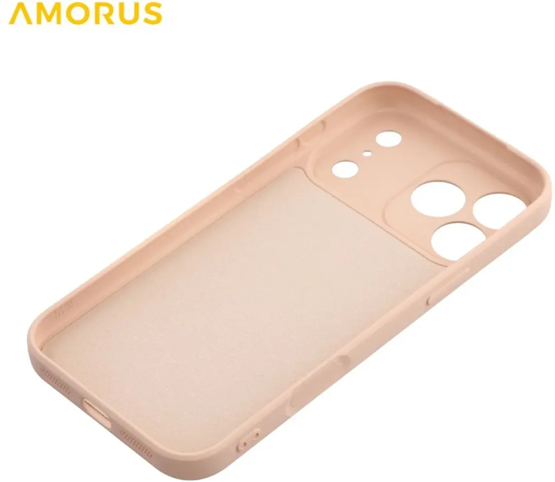 Amorus iPhone 17 Pro Hoesje Soft Amber - afbeelding 6 van 6