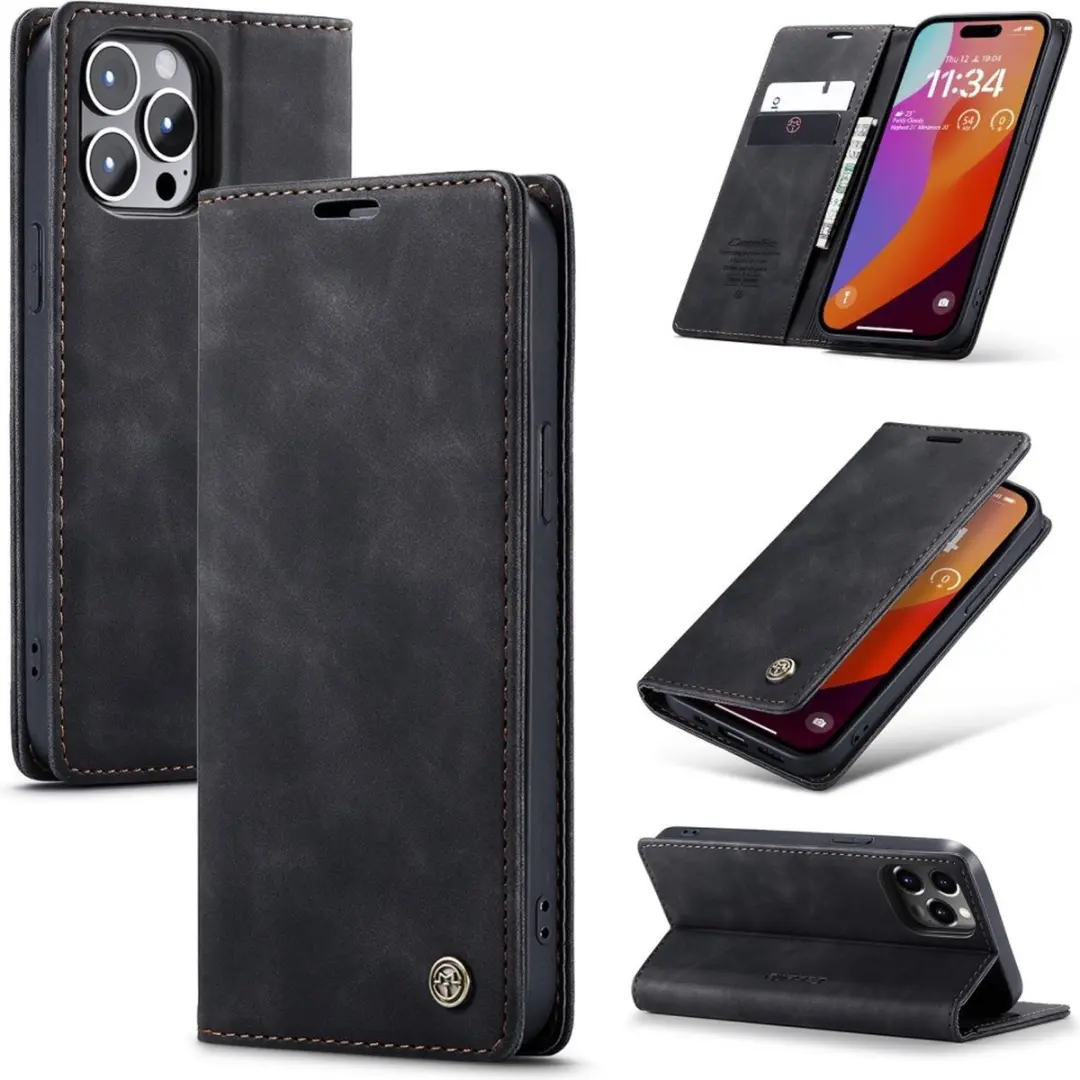 CaseMe 013 Book Case iPhone 16 Pro Hoesje