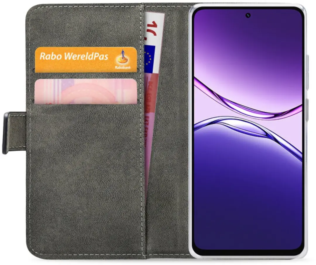 Mobilize Classic Gelly Wallet Bookcase Portemonnee OPPO A5m - Zwart