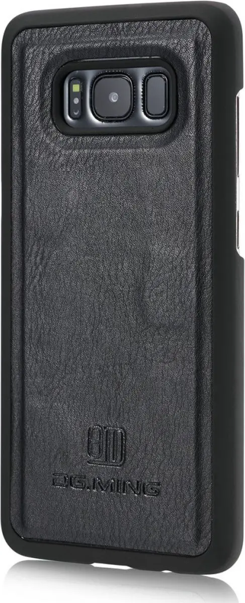 DG.MING Hoesje Samsung Galaxy S8 - Book Case & Back Cover - 3 Pasjes - Zwart
