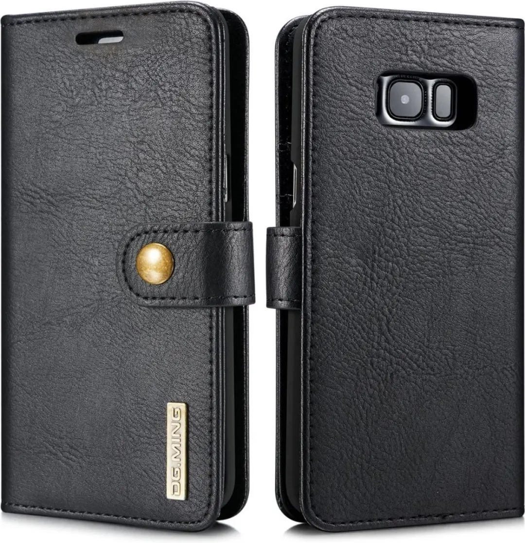 DG.MING Hoesje Samsung Galaxy S8 - Book Case & Back Cover - 3 Pasjes - Zwart