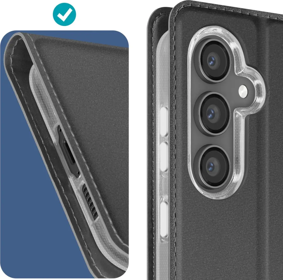 Dux Ducis Folio Pro Hoesje S23 FE - Zwart