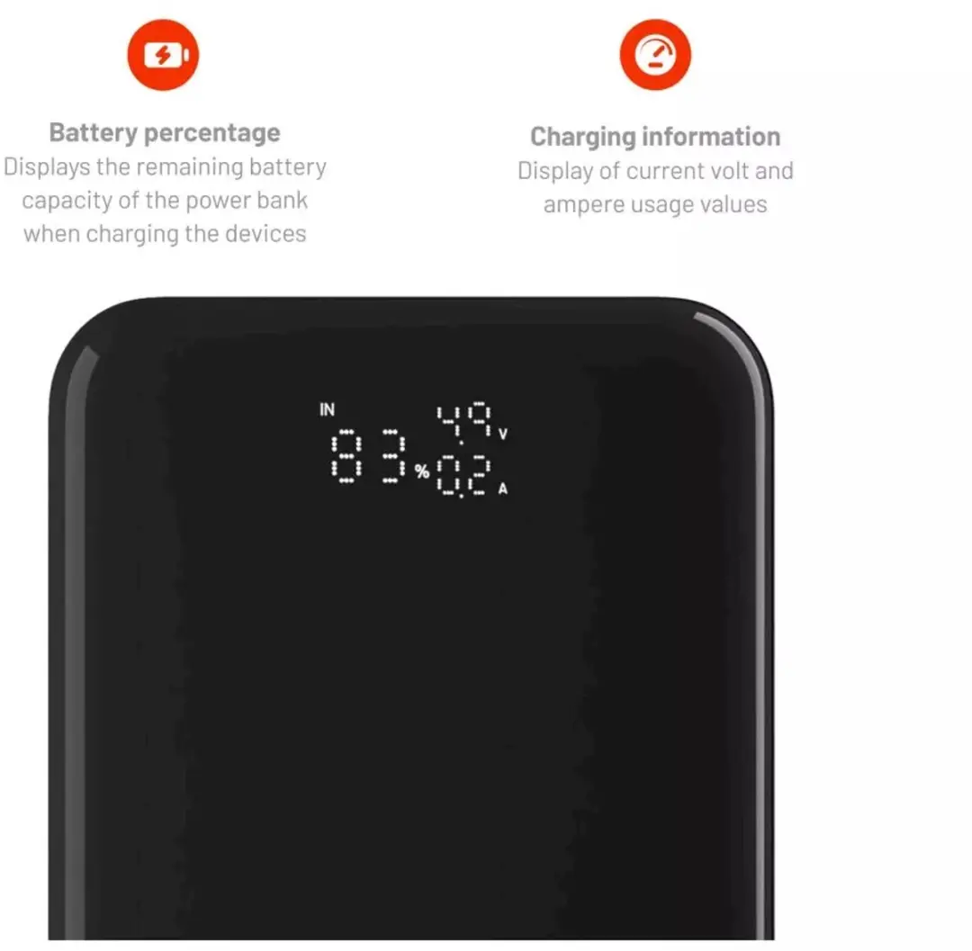 Fixed Zen 20 Pro FIXZENP-20-BK Powerbank 20000mAh - 130W - 3x USB - Zwart