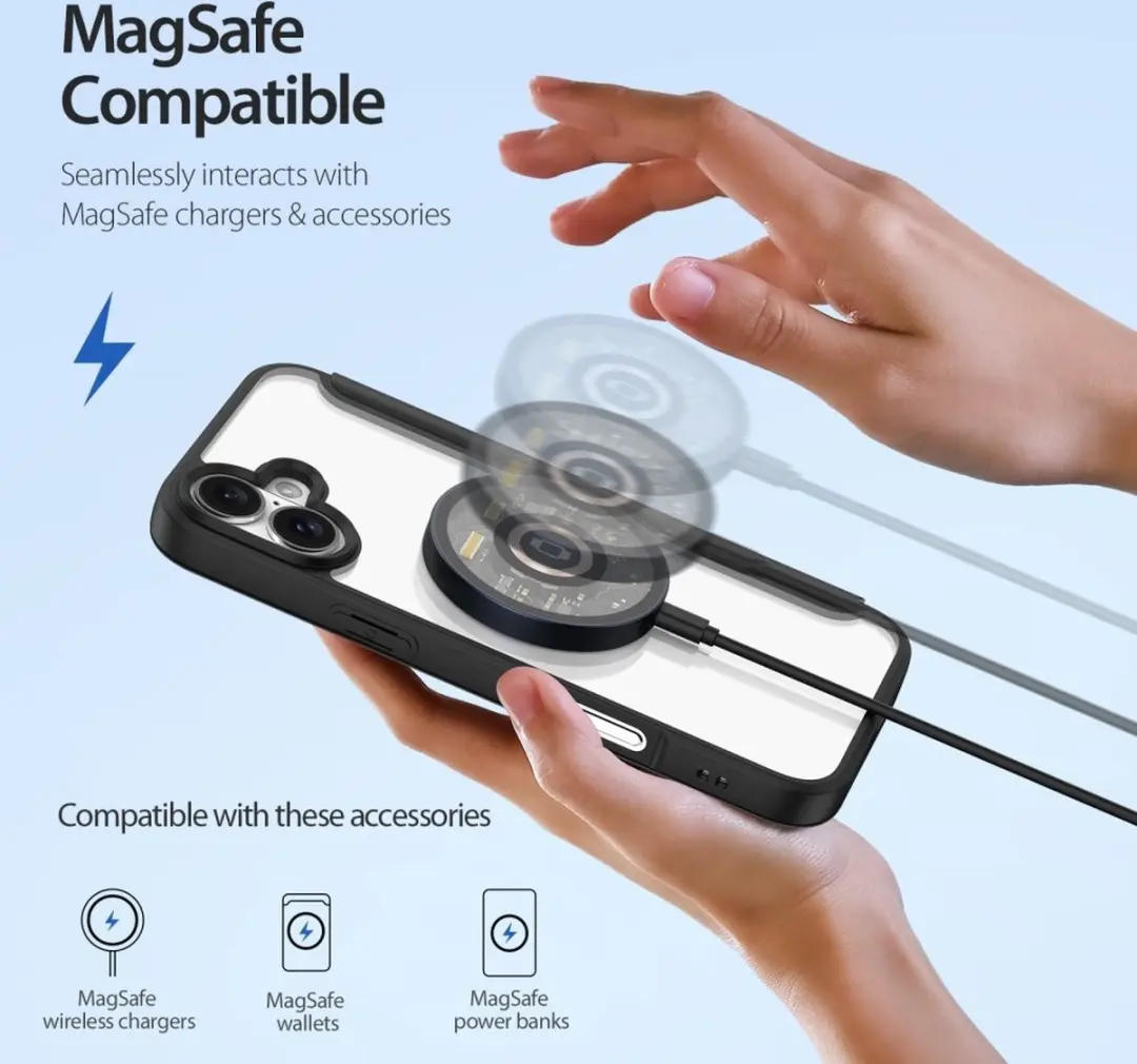Dux Ducis iPhone 16 Book Case - MagSafe - Zwart