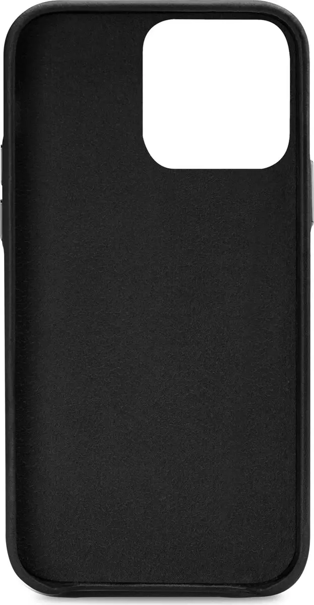 Senza Pure Serie iPhone 13 Pro Hoesje - Echt Leer - Zwart