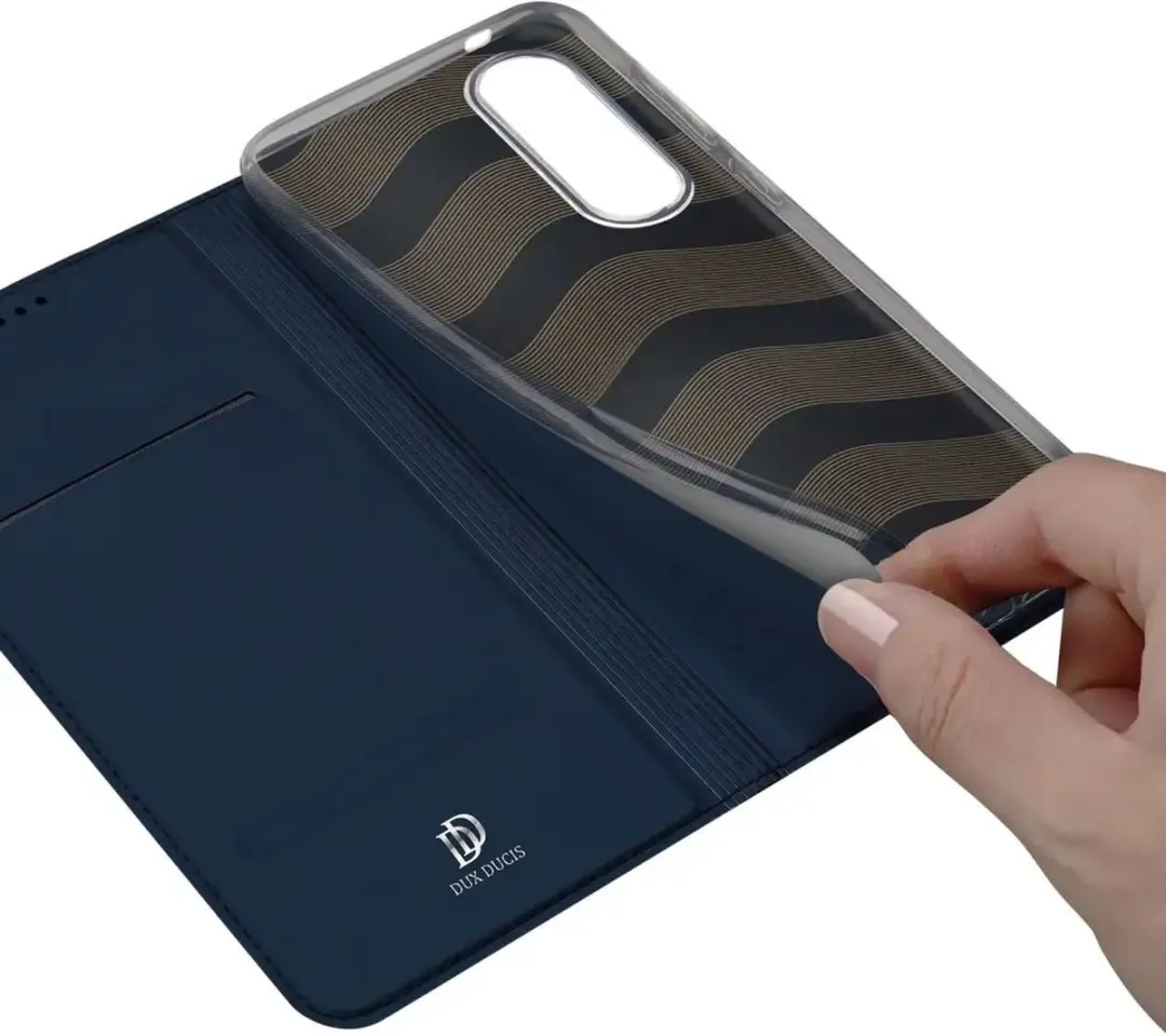 Dux Ducis Telefoonhoesje Samsung Galaxy S25 Edge - Blauw