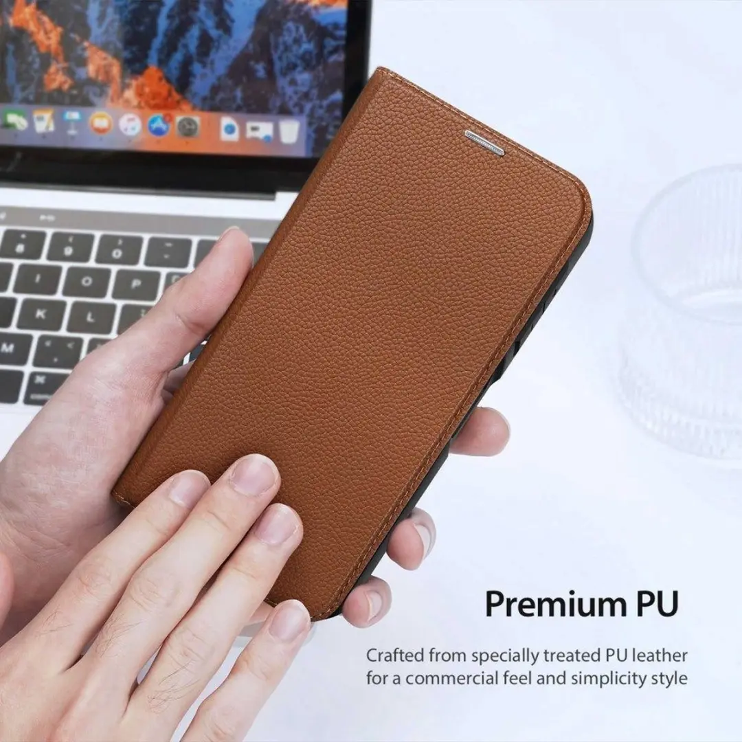 Dux Ducis Skin X2 Book Case Samsung Galaxy A14 - Bruin