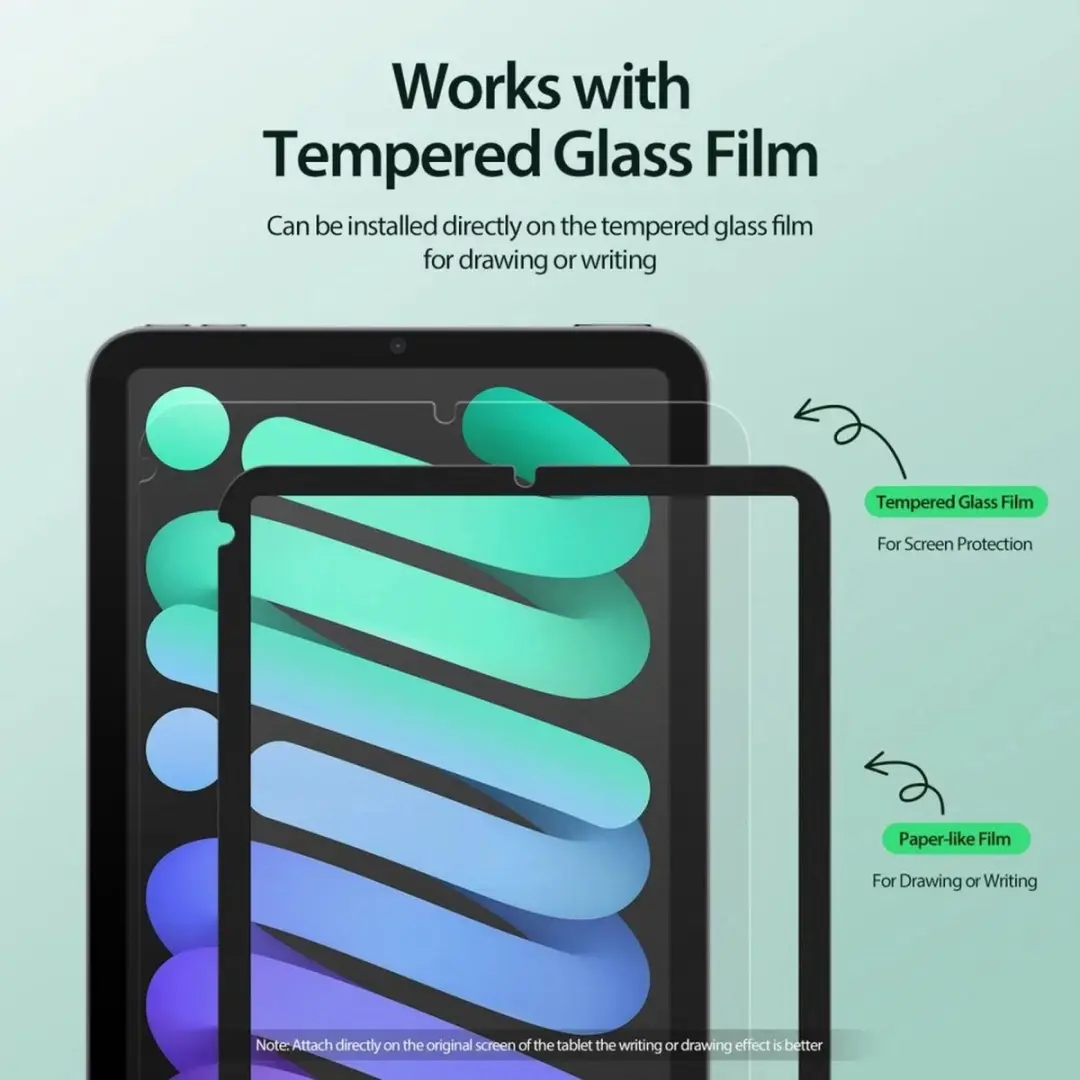 Dux Ducis Naad Paperlike Screenprotector iPad Mini 7 - Transparant