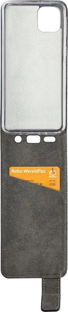 Mobilize Classic Gelly Flip Hoesje iPhone 12 - Zwart - mpn-8718256935022