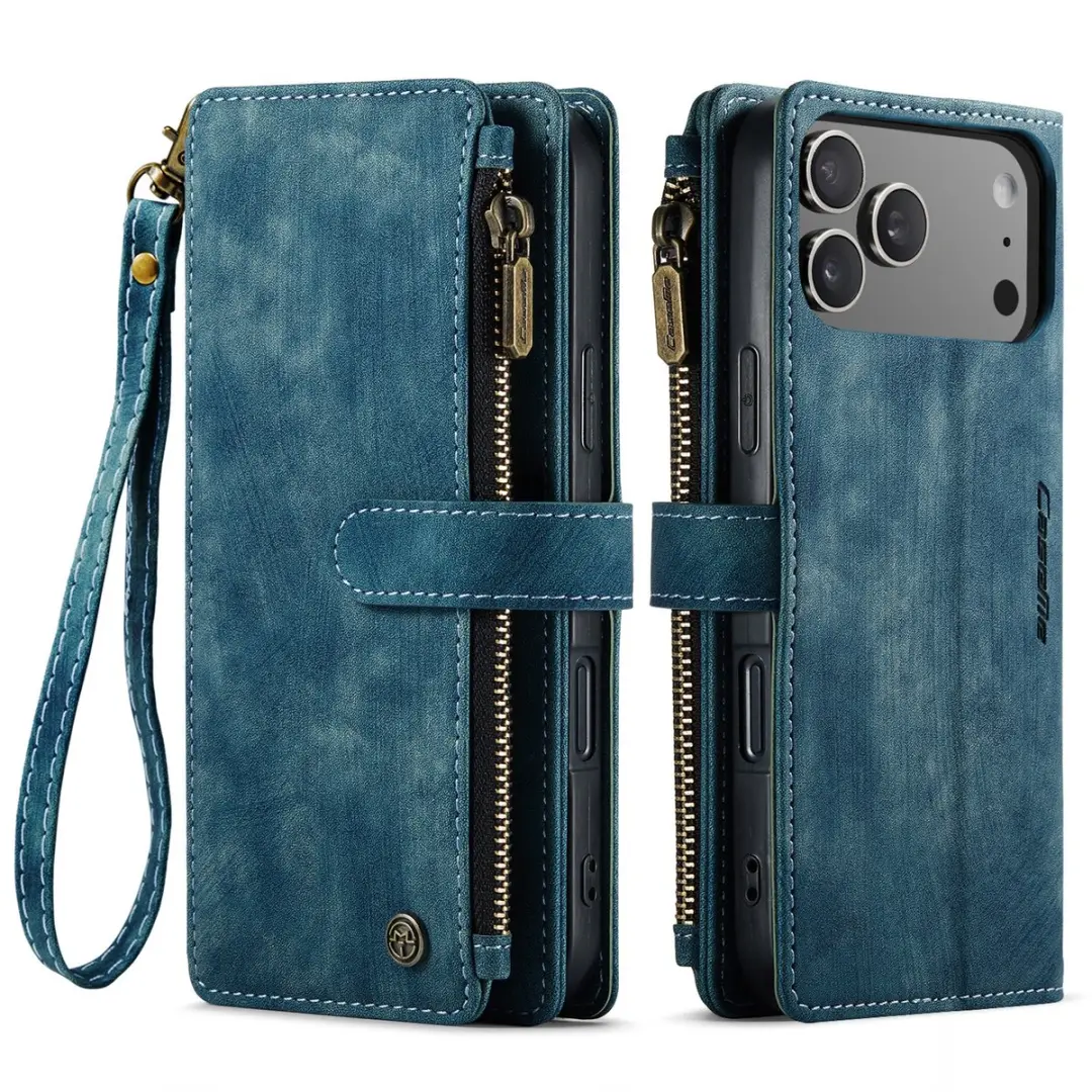 CaseMe C30 Book Case iPhone 17 Pro Max - Blauw
