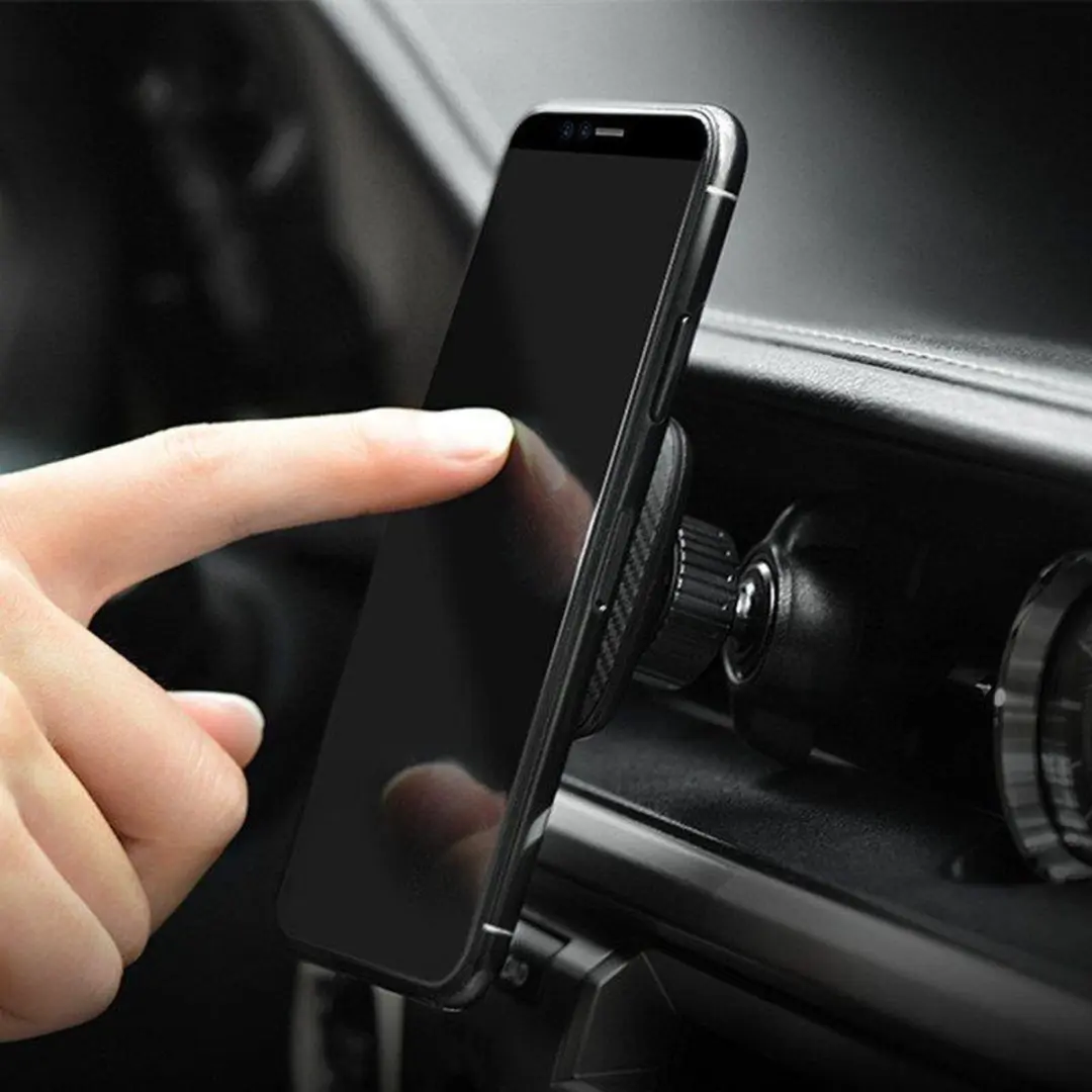 Hoco CA23 Magnetische Telefoonhouder Auto - Universeel - Zwart/Rood - afbeelding 6 van 6