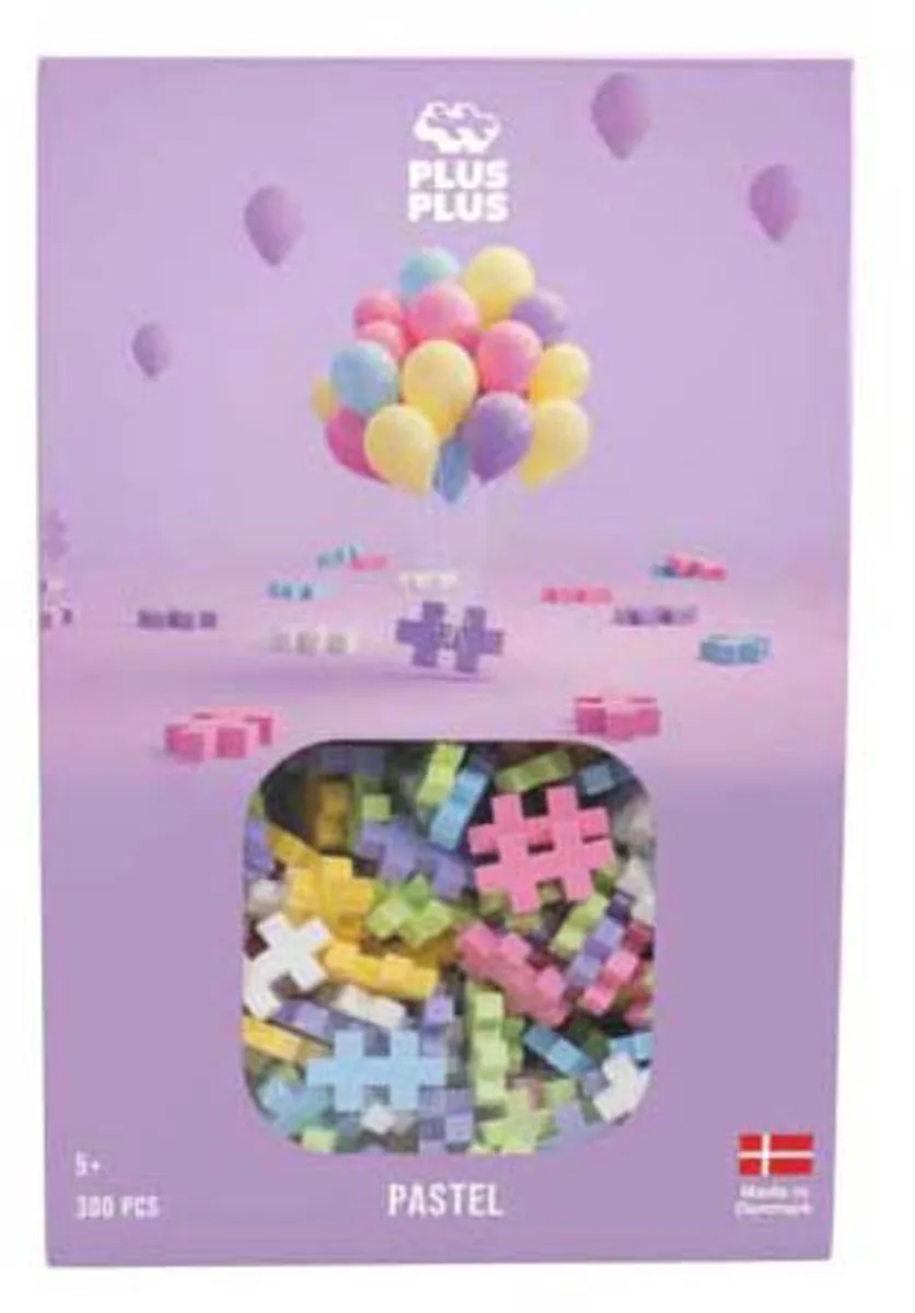 Plus-Plus Basic Pastel Bouwset 300 Stuks - 3352