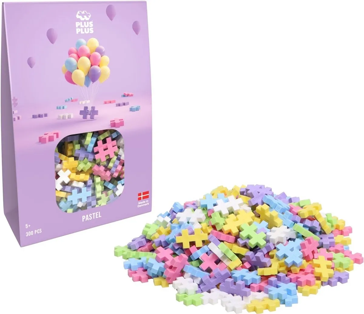 Plus-Plus Basic Pastel Bouwset 300 Stuks