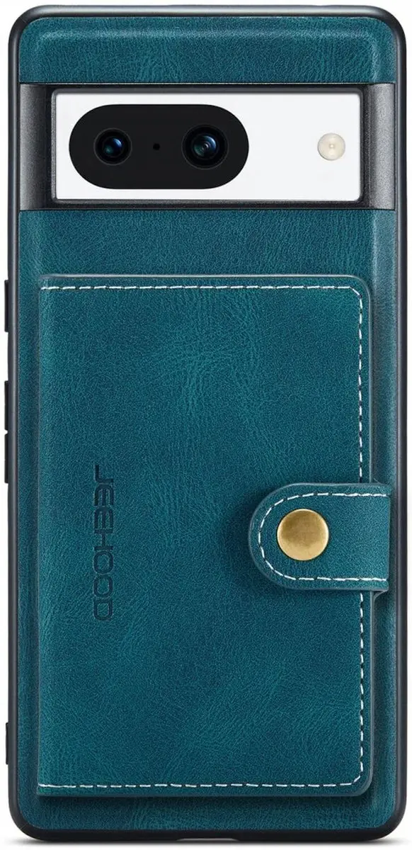CaseMe JH-01 Hoesje Google Pixel 8a - Pasjeshouder Blauw - afbeelding 6 van 6
