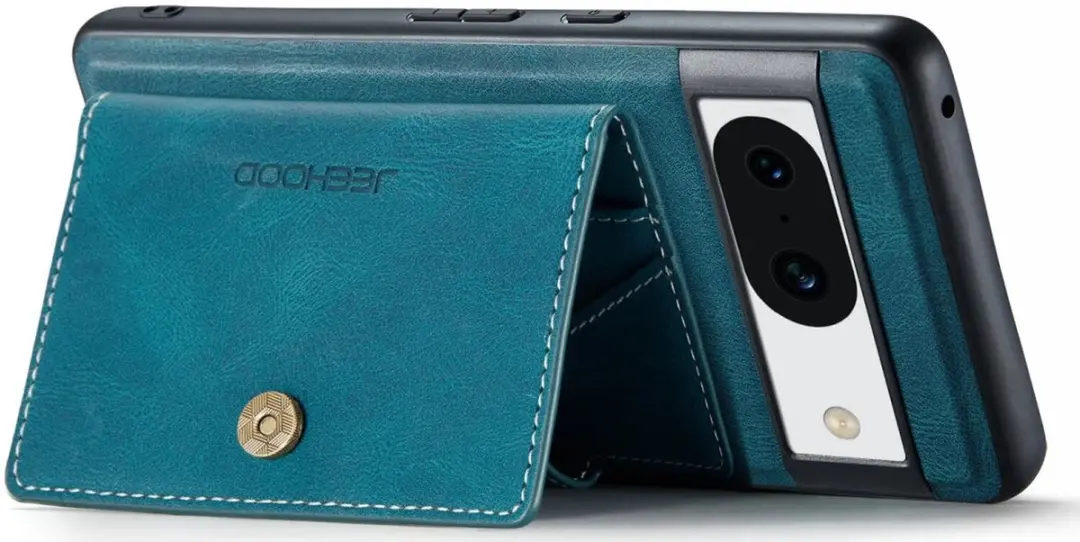 CaseMe JH-01 Hoesje Google Pixel 8a - Pasjeshouder Blauw