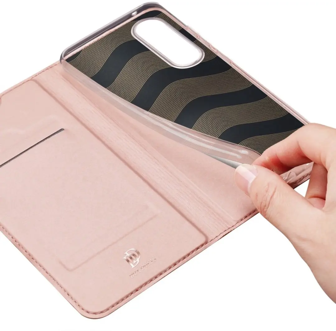 Dux Ducis Galaxy S25 Edge Hoesje - Rose Goud