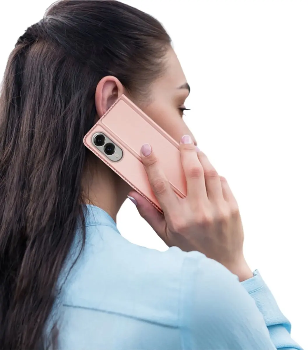 Dux Ducis Galaxy S25 Edge Hoesje - Rose Goud