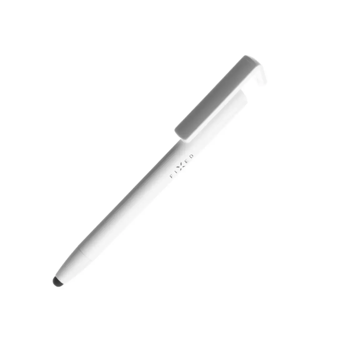 Fixed 3-in-1 Pen FIXPEN-WH - Stylus/Balpen/Telefoonstandaard - Wit