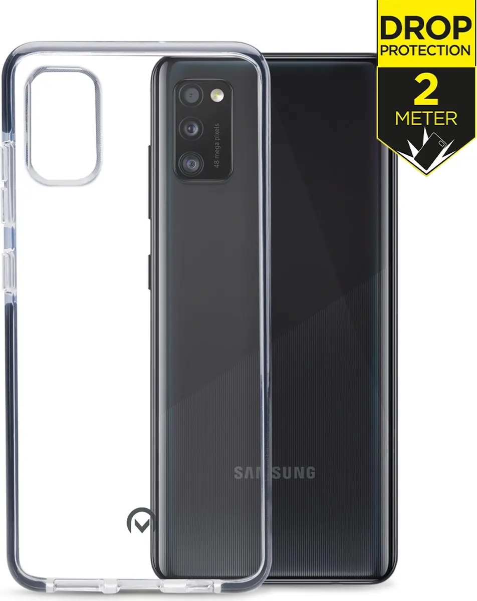 Mobilize Galaxy A41 Hoesje - Schokbestendig - Transparant/Zwart