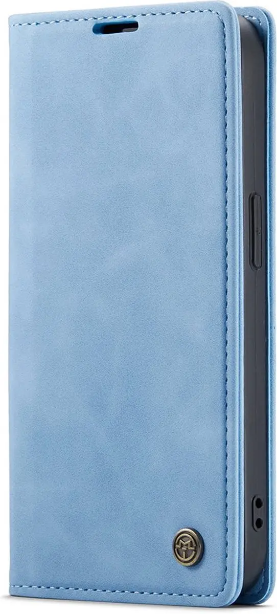 Caseme iPhone 14 Pro Max Bookcase Hoesje - Lichtblauw