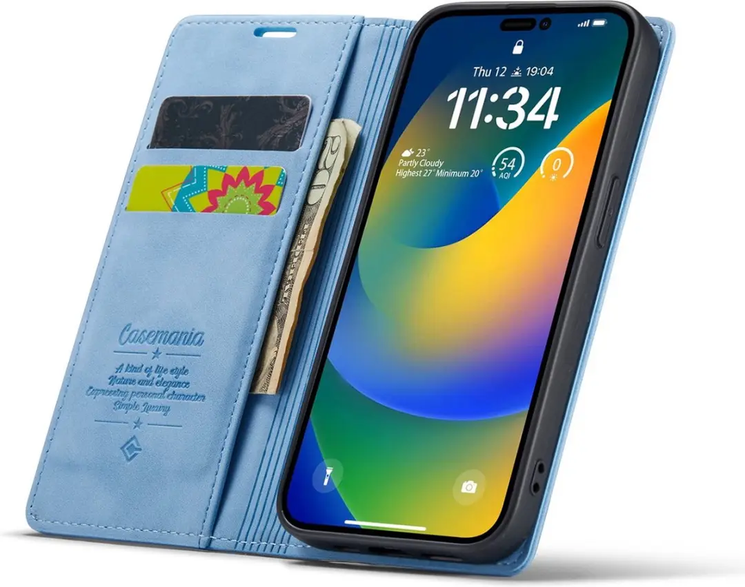 Caseme iPhone 14 Pro Max Bookcase Hoesje
